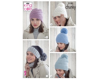 King Cole Strickmuster Für Damen Pullover & Strickjacke – Anleitung Für Cottonsoft DK, Größen 81-107 Cm