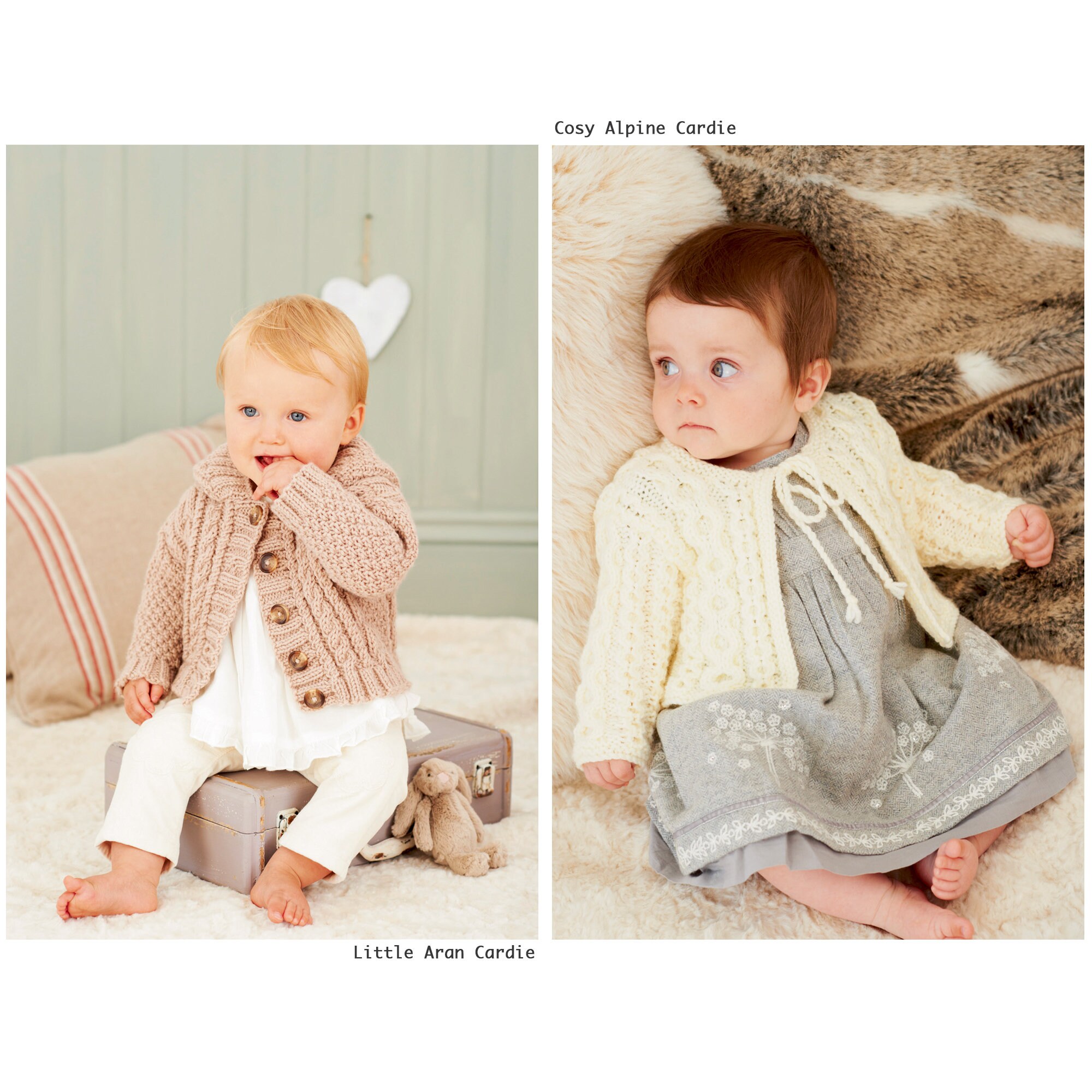 Aran Book 2 Knitting Pattern Book. 34 Designs in Baby and Kids Etsy
