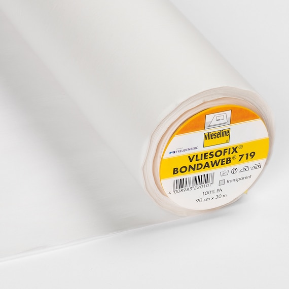 Bondaweb: Transfer Paper, Iron-On Adhesive for Applique  Transparent Vliesofix Bondaweb by 45cm wide by metres