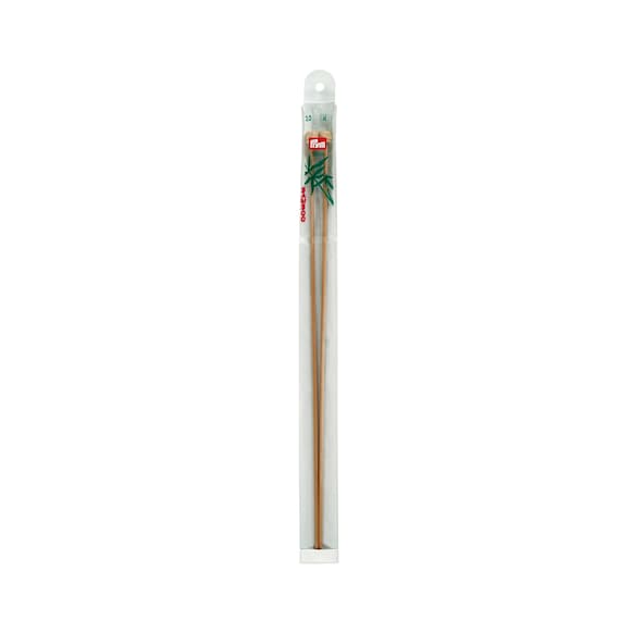 Knitting Needles: 3mm Bamboo Prym Knitting Needles, 33cm Long. Pair of  Single Pointed Bamboo Knitting Pins UK Size 11 