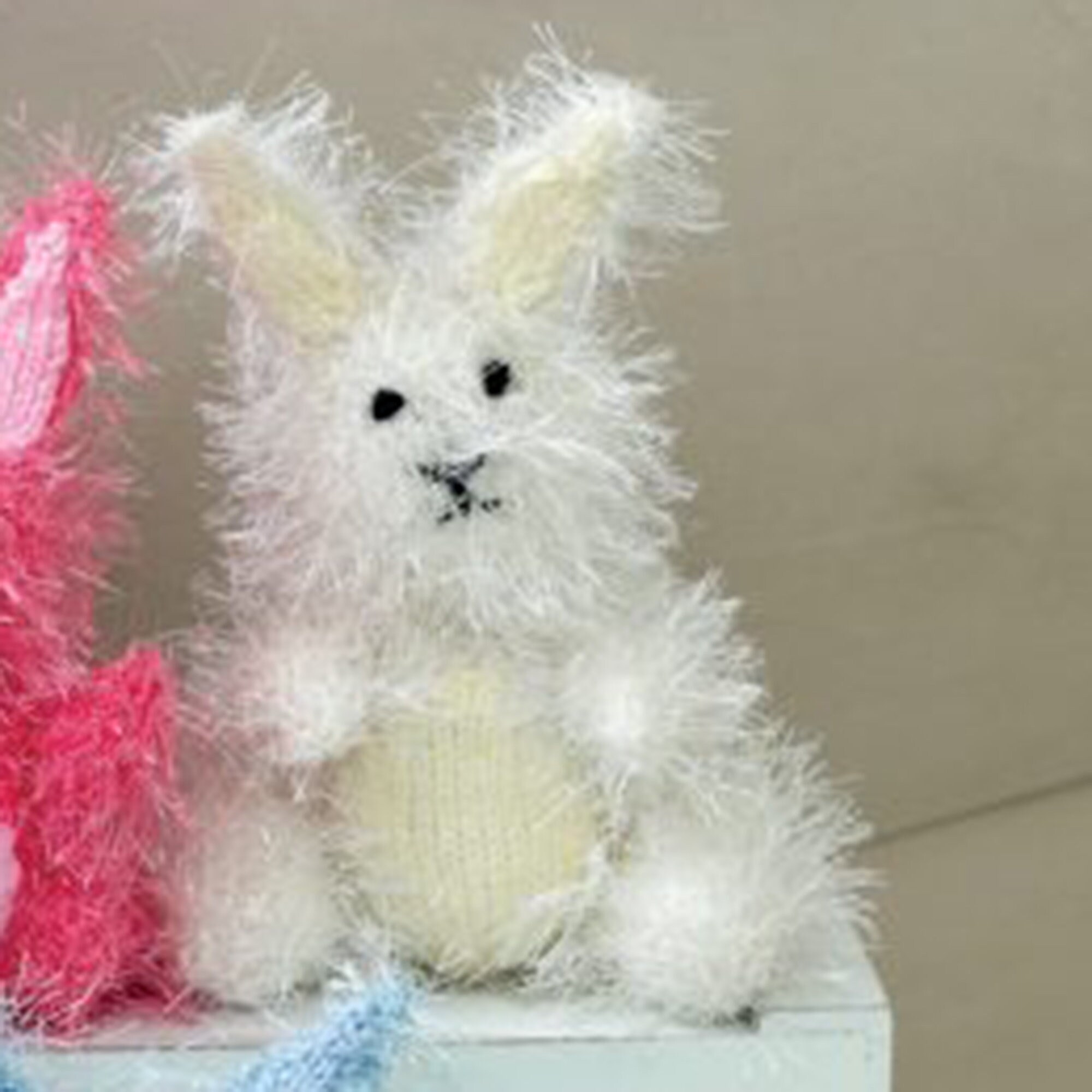 Knitting Pattern Rabbits Knitted in Tinsel Chunky Yarn. Small Etsy UK