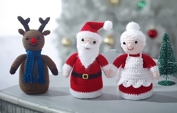 Couronne de Noël au Crochet  Noël crochet, Couronne noel, Déco noël tricot  crochet