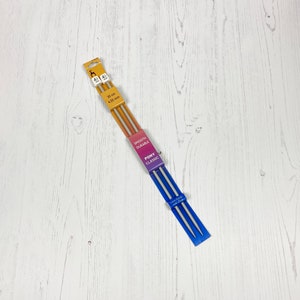 Knitting Needles: 4.5mm Aluminium Knitting Needles, 30cm long. Pair of Pony Single Pointed Metal Knitting Pins UK Size 7, US 7