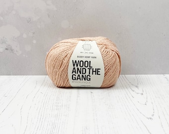 Buddy Hemp Yarn: Cameo Rose Organic Cotton Blend