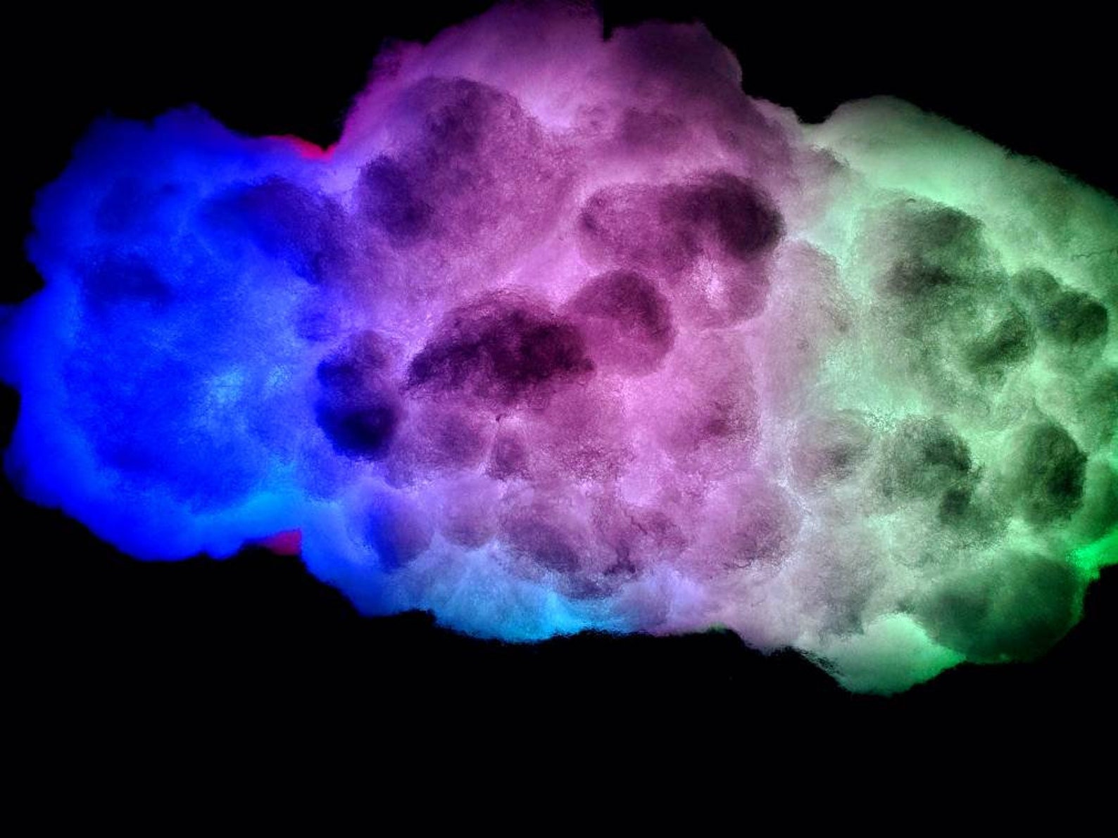 LED rainbow cloud light Etsy