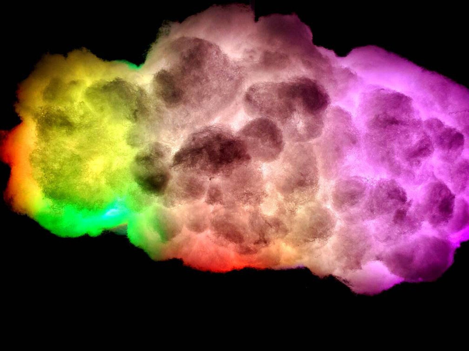 LED rainbow cloud light Etsy