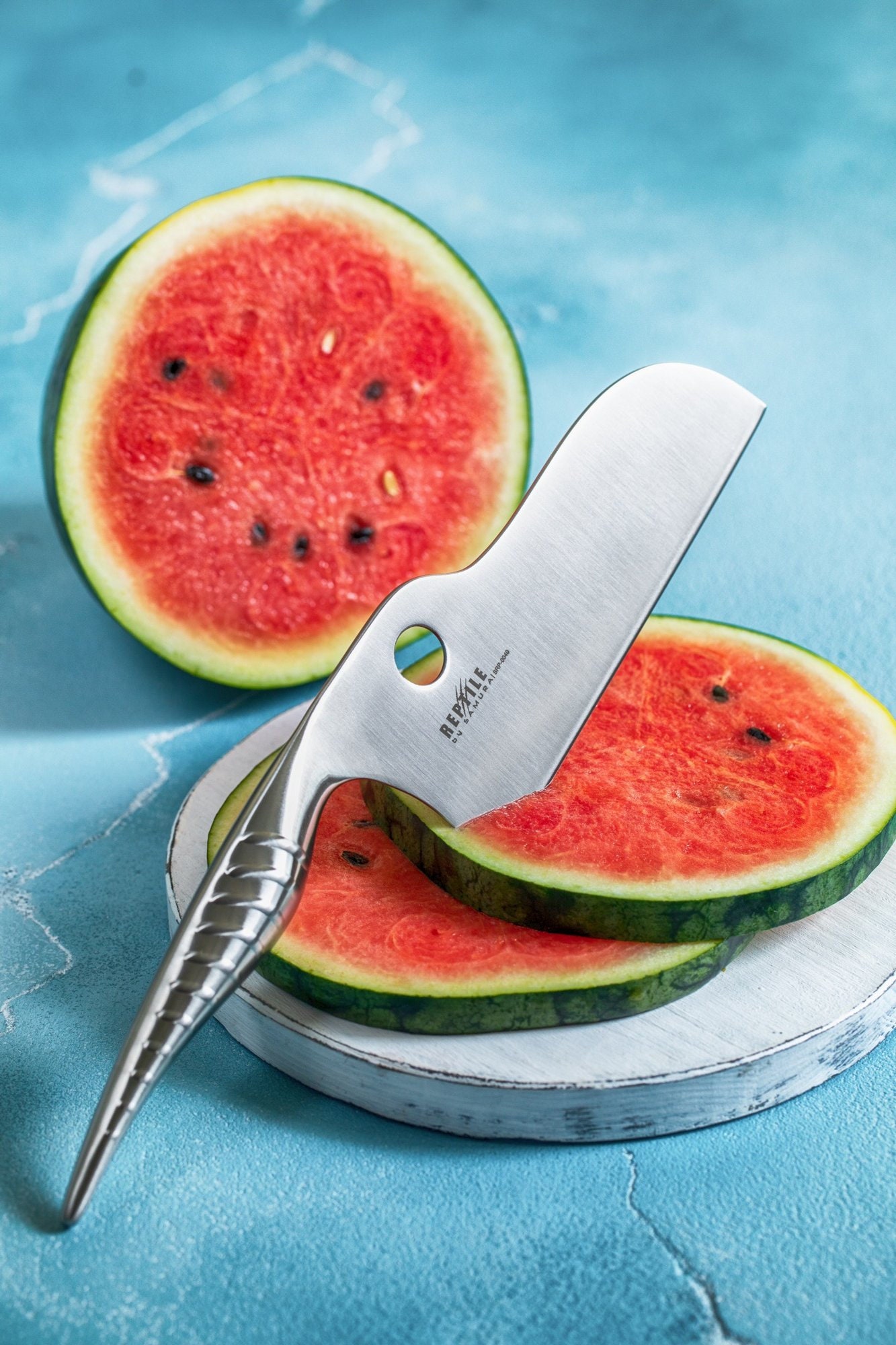 Couperet/Cleaver 158 mm Samura Reptile . Dureté 60 Hrc