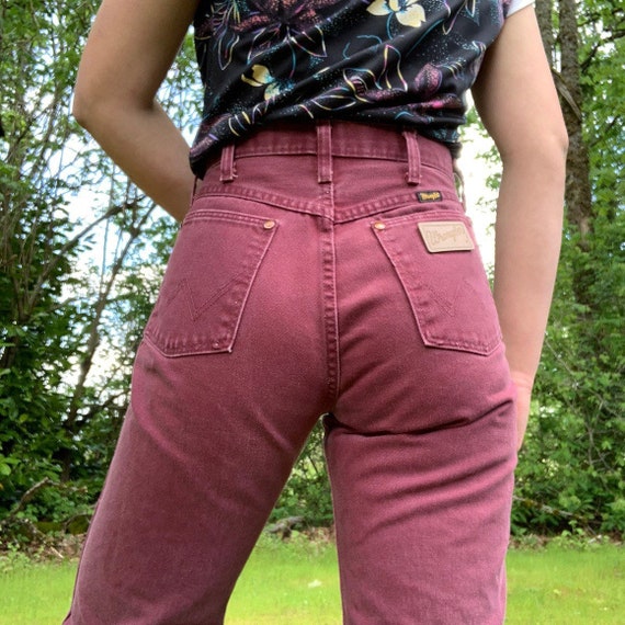 Vintage 80s Purple Wrangler Jeans