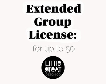 ADD ON: Church / School Extended Group Distribution License, for up to 50 shares