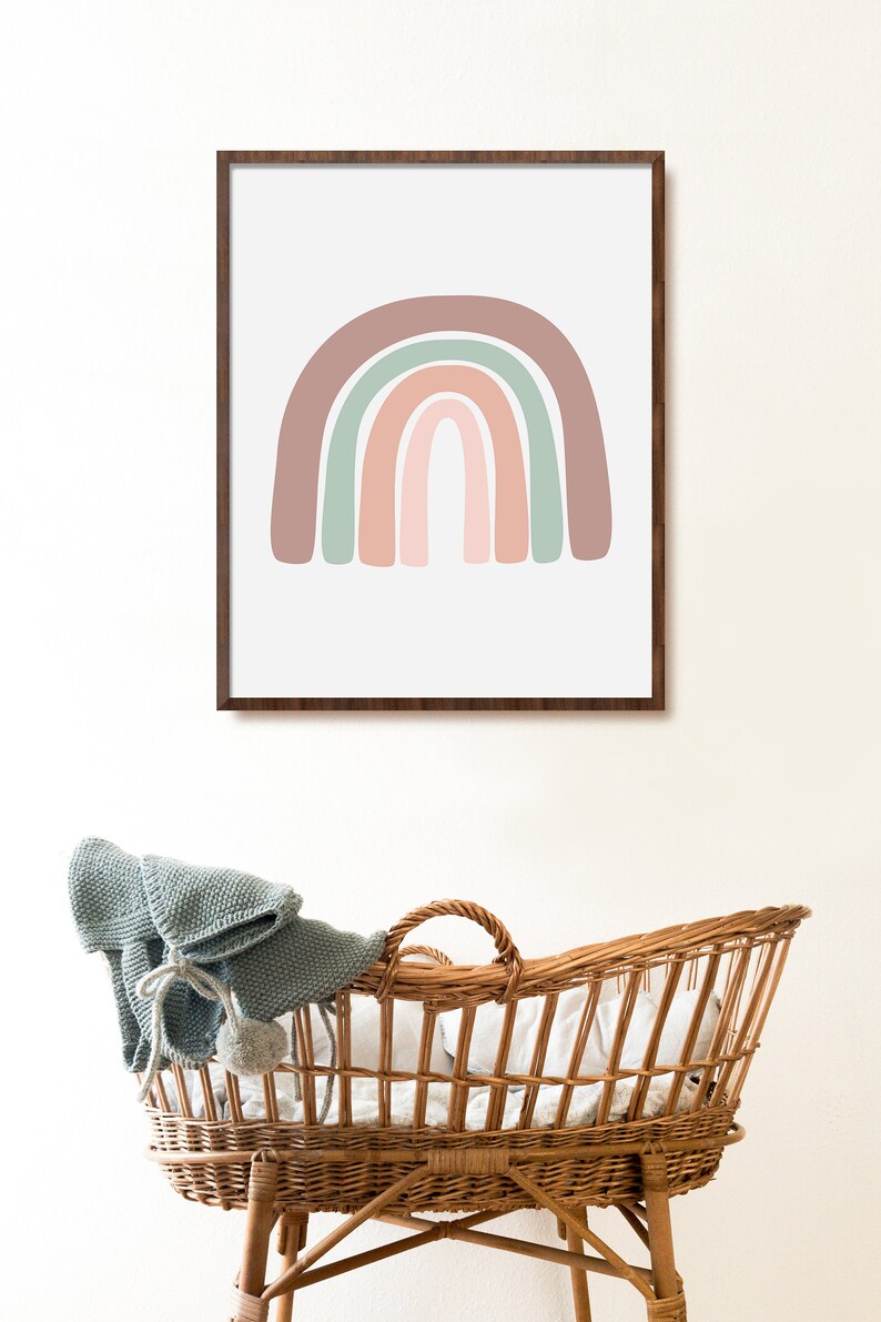 Pastel Rainbow Vertical Print Digital Download Printable - Etsy