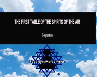 Tablica Duchów Powietrza, 6. i 7. Księga Mojżeszowa (do pobrania w wersji cyfrowej)