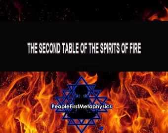 Second Table of Spirits of Fire: Moses Seal (digitale download)