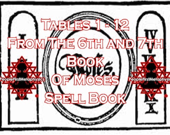 Pieczęcie Księgi Mojżeszowej: Tabele 1-12 (Pobranie cyfrowe)