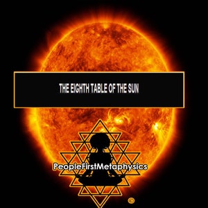 Octava Tabla del Sello Planetario del Sol, Libros 6 y 7 de Moisés (Descarga digital)