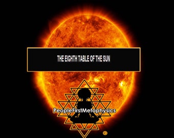 Achtste tafel planetair zegel van de zon, 6e en 7e boek van Mozes (digitale download)