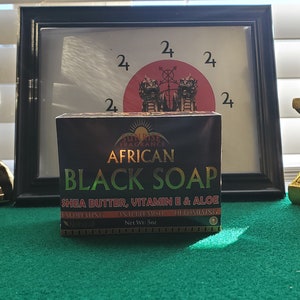 African Black Bar Soap 3.3 oz #HolisiticHealth #AlternativeSolutions #HealthAndHygiene #SpiritualPerfume #AttractionMagick