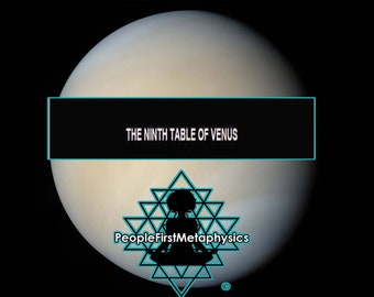 Negende tafel planetair zegel van Venus – Boek 6e en 7e van Mozes (digitale download)