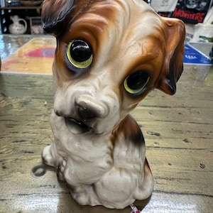 Big Eye Dog Figurine - Etsy