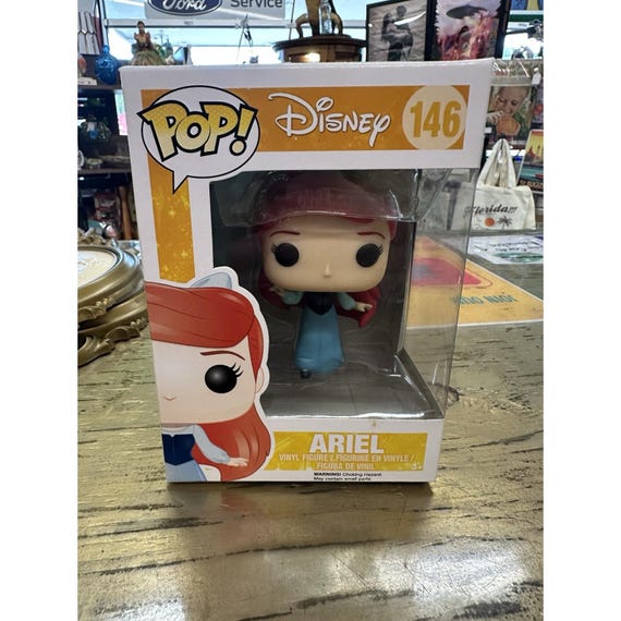 ariel funko pop blue dress Pop! Disney # 146 ~ Vinyl Figurine Dont miss the chance not belvedere Strappy-Back Long Satin A-Line Color:Dark Almond
