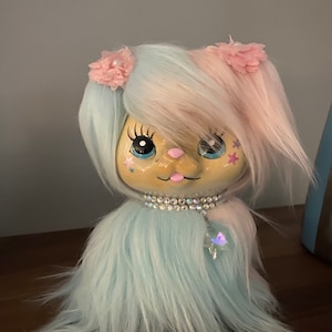 Vintage Kawaii Napco Fell Katze