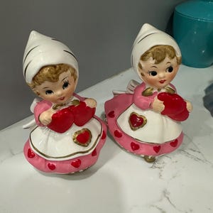 vintage Lefton Valentine Girl 2 disponible