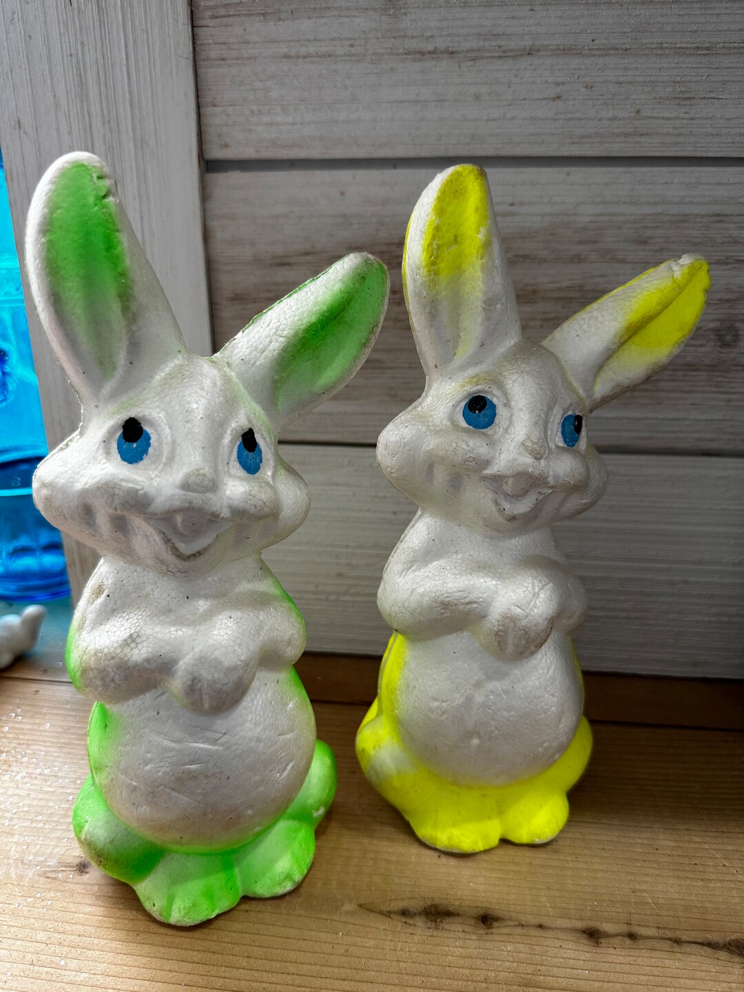 Vintage Styrofoam Neon Rabbit/bunny - Etsy