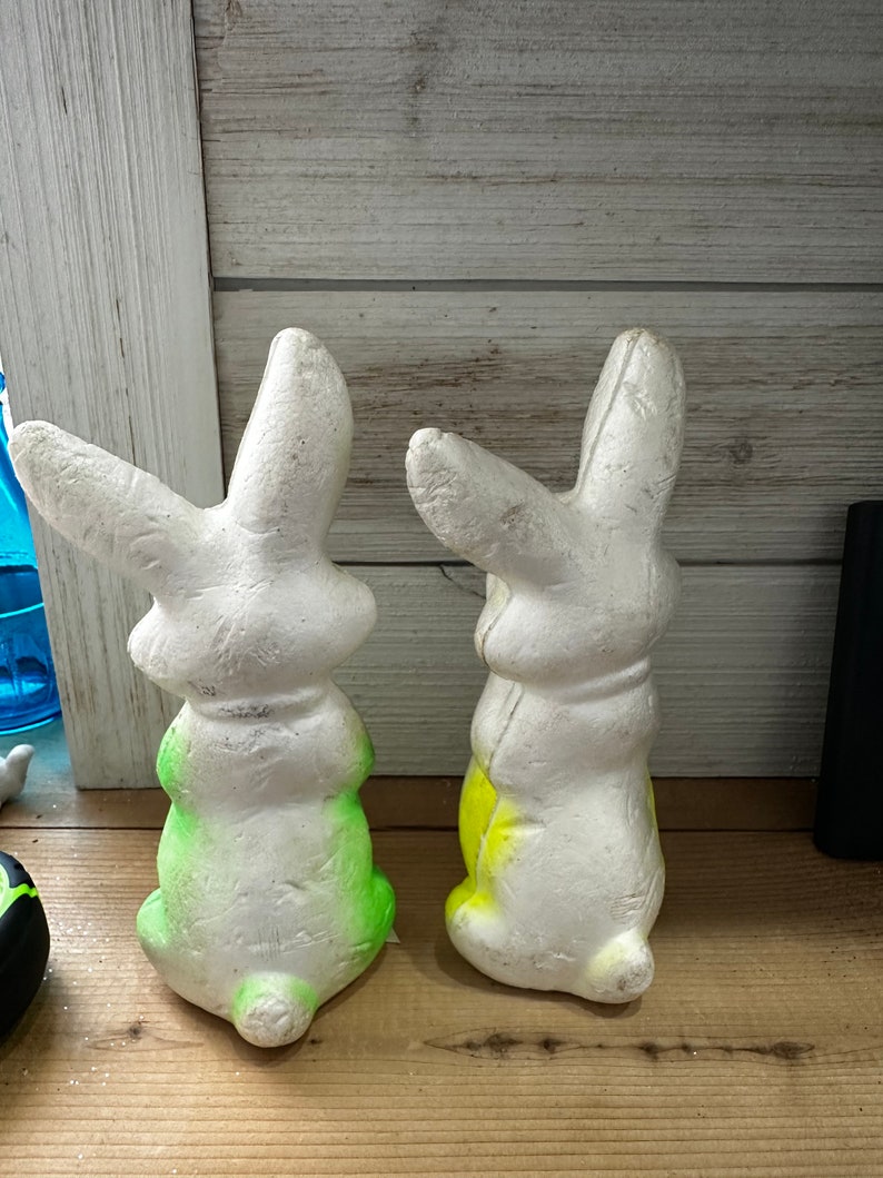 Vintage Styrofoam Neon Rabbit/bunny - Etsy