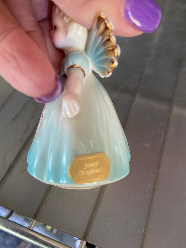 Vintage Josef original 1st birthday angel