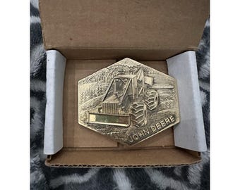 1991 John Deere   Log Skidder Belt Buckle 0568