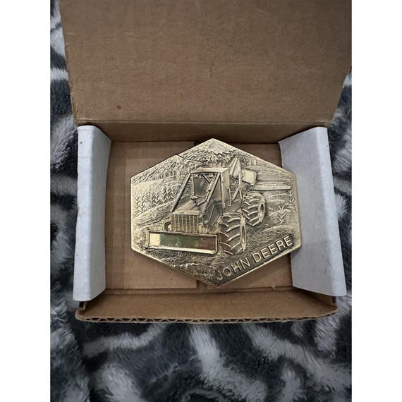 1991 John Deere   Log Skidder Belt Buckle 0568