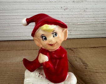 HTF Kerst Pixie Elf Rijdende Krekel