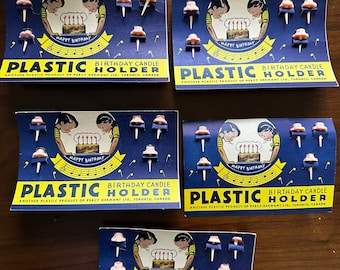 NOS cake candle holders