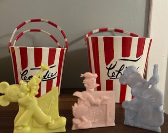 HTF Disney Hard Plastic Candy Baskets