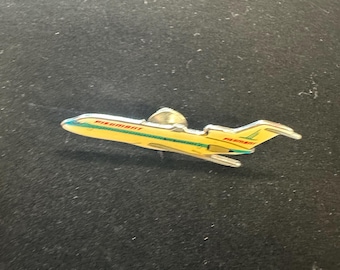 Alfiler de corbata con forma de avión antiguo de Piedmont Airlines