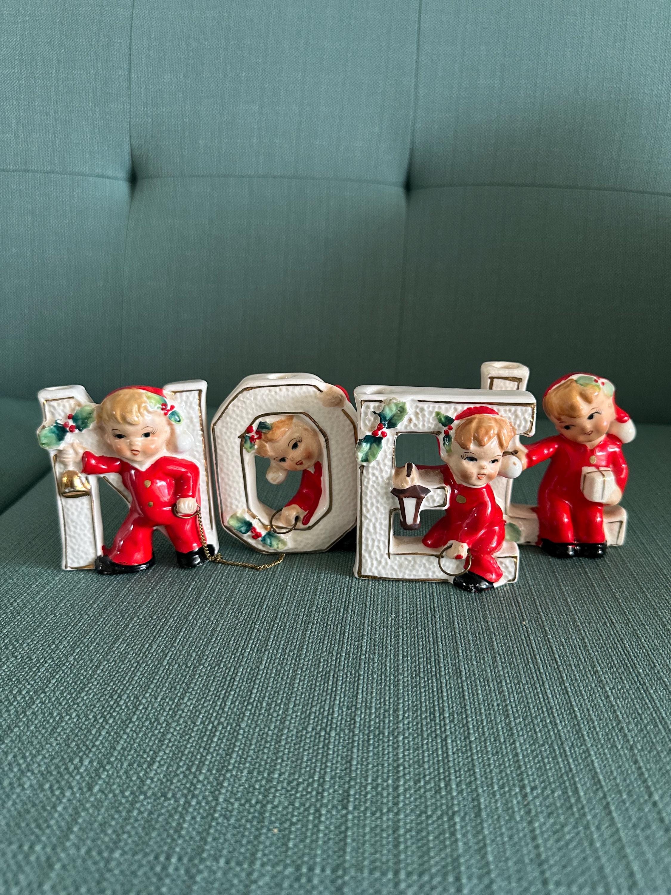 Christmas Vintage ランプ　デットストック ビンテージ　NOEL Noel Collectors for Tips 5 Best The Set: アンティーク雑貨