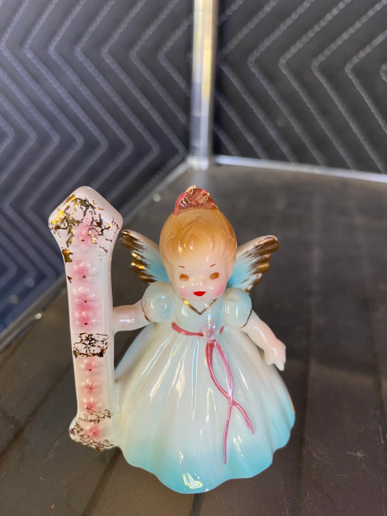 Vintage Josef original 1st birthday angel