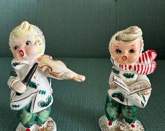 Vintage Geo Z Lefton Christmas Carolers Choice of 2