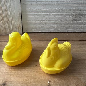 Vintage Plastic Candy Egg Holders  ( choice of 2)