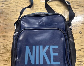 Vintage Nike Duffle Bag Gym Travel Navy Blue - Etsy