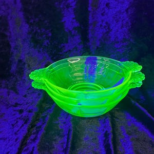 Platos de sorbete de uranio vintage 3 disponibles