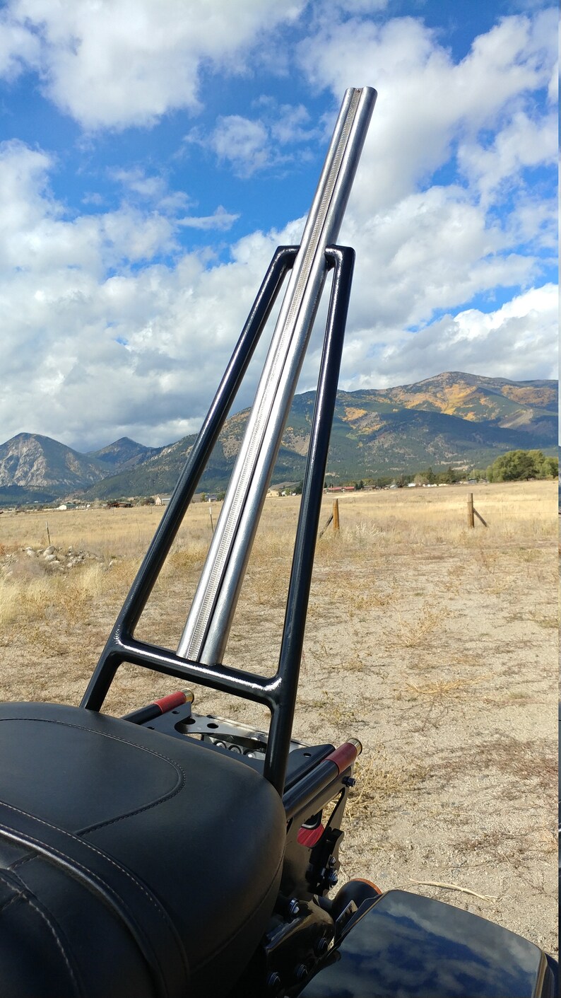 Custom Sissy Bar Motorcycle Backrest Etsy