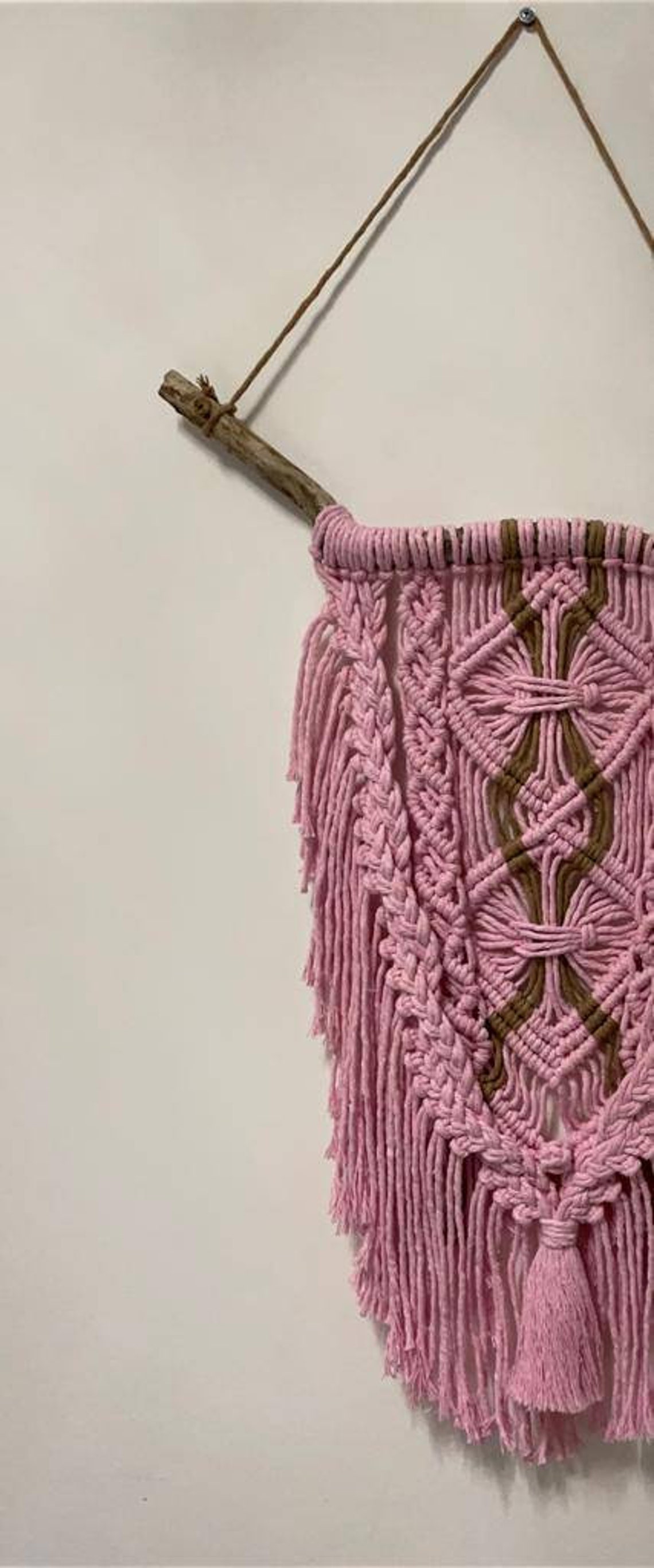 Macrame Knots Wall Hanging.90 Cm. Home Decor Etsy