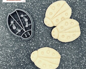 Ladybug cookie cutter / cookie stamp