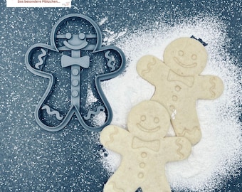 Gingerbread man cookie cutter / cookie stamp