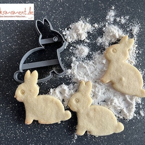 Easter bunny cookie cutter / cookie stamp