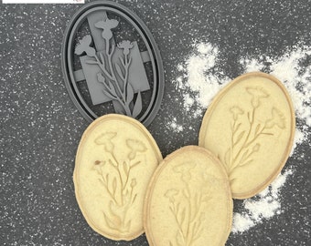 Marigold Cookie Cutter / Cookie Stamp