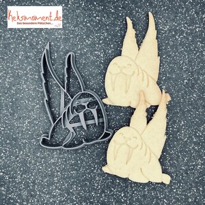 Flying Walrus Cookie Cutter / Cookie Stamp
