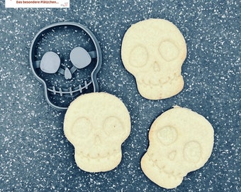 Skull cookie cutter / cookie stamp