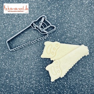 Saw cookie cutter / cookie stamp