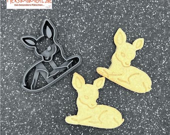 Fawn koekjesvormer / koekjesstempel